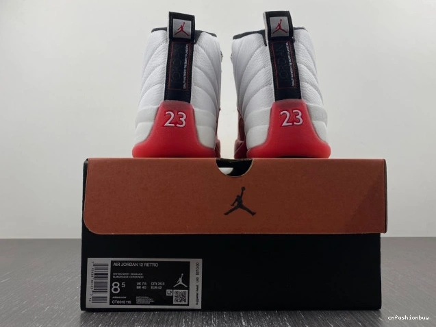 Cherry Jordan Retro 12 Air 130690-110 0728